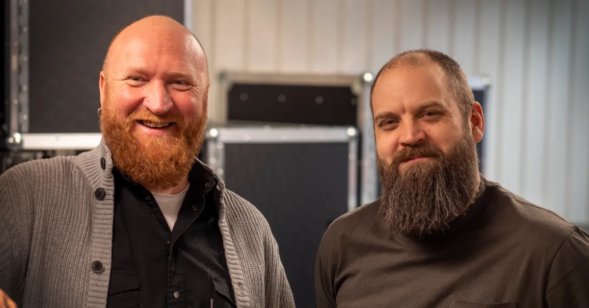 Sigbjørn «Siggen» Follestad og Arild Torgersen.