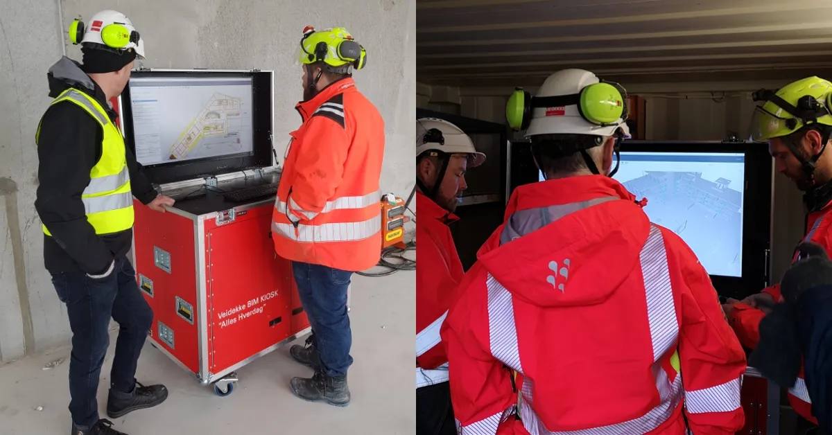 Veidekke utviklet BIM-kiosk med Rufo
